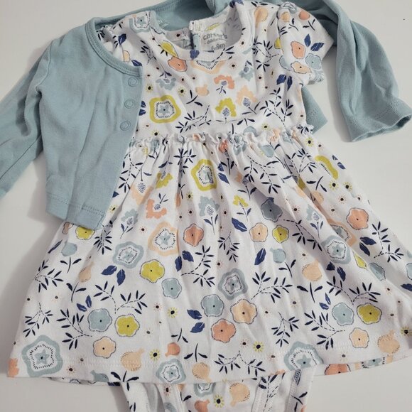 2 Carter's Dress and Sweater bundles Girl 6-9 Months - Picture 2 of 10